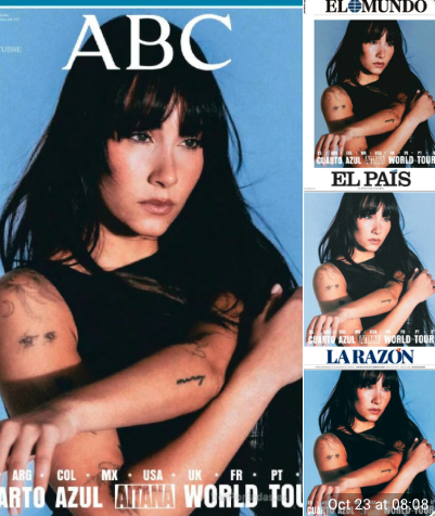 Sus canciones y letras tienen la profundidad de un charco en verano, pero la impecable maquinaria comercial y promocional que la respalda y todos los que viven de ella deben estar orgullosos: Aitana se ha comprado cuatro periódicos estatales y de los gordos. 🫠