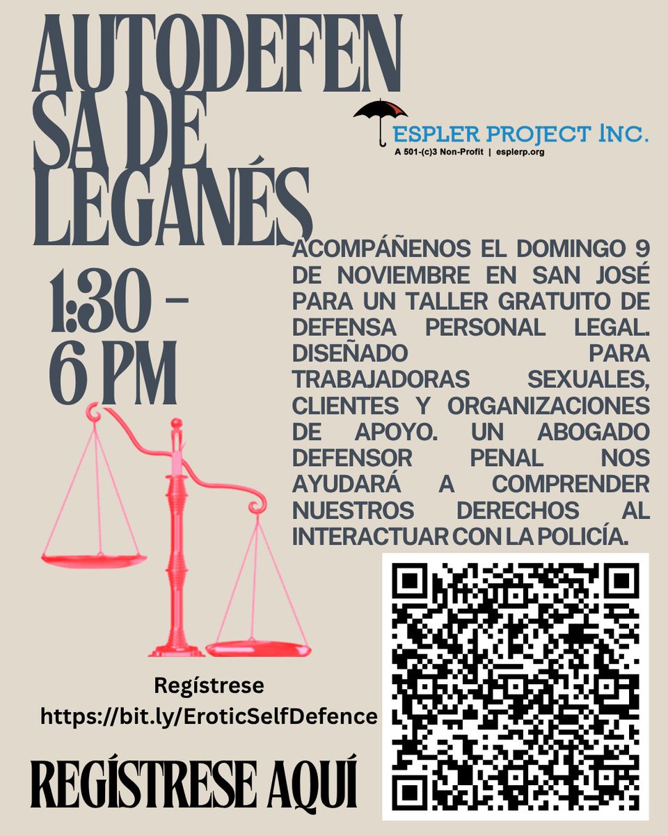 espunion's tweet photo. Legal Self Defense Workshop San Jose, Calif. Sunday Nov. 9th 1:30-6pm for $exworkers, clients and supporting orgs. Be Prepared for #SuperBowl2026 #raids https://t.co/42JInk4SOh
