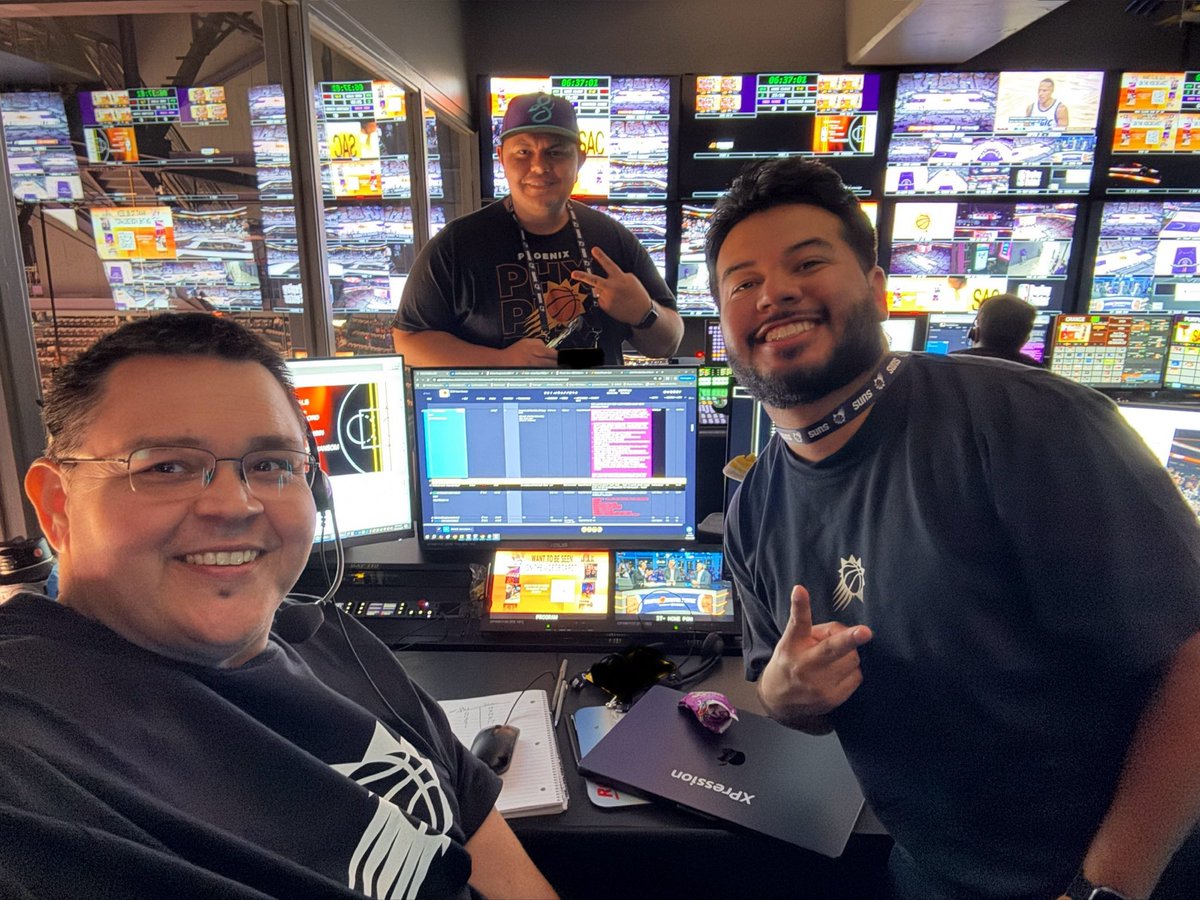GFXGuyAZ's tweet image. Tonight kicked off my 22nd year with the Phoenix Suns as a graphics operator. The best part of the night was seeing the Suns WIN! #xpression