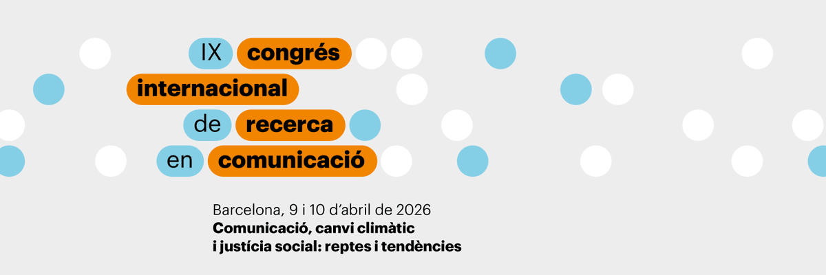 “Comunicació, canvi climàtic i justícia social: reptes i tendències” centrarà el IX Congrés Internacional de Recerca en Comunicació (SCC-IEC) (9 i 10 d’abril, IEC). Propostes de comunicacions, fins al 20 de març! Som-hi!
scc.iec.cat/ix-congres-rec…
#IXCongrésSCC_IEC #SCC_IEC #Ciència