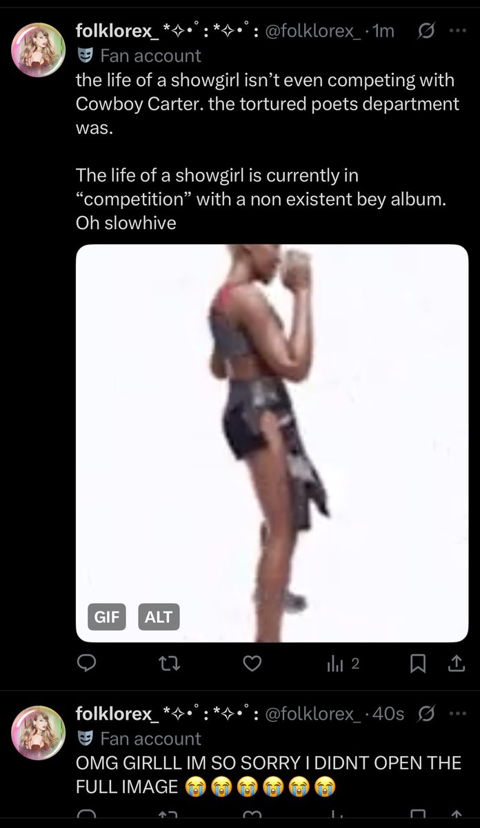 wrote a whole paragraph defending Tay under a swiftie’s account oh I’m slow guys