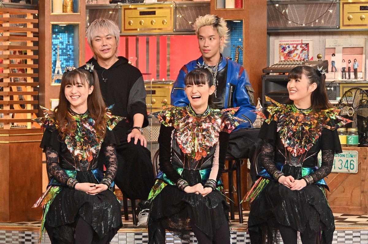 今夜🌠11時15分
『#EIGHTJAM』🔥

＼＼　 \ 　/ 　／／
#BABYMETAL 登場🔥
／／　 /　 \　 ＼＼

5月に日本人初のO2アリーナ単独公演🇬🇧
新アルバムは、
アメリカ・ビルボードの総合アルバムチャートで
日本人グループ初のTOP10入り🇺🇸

#ピエール中野(#凛として時雨)
#DAIDAI(#Paledusk)が魅力を語る🗣️