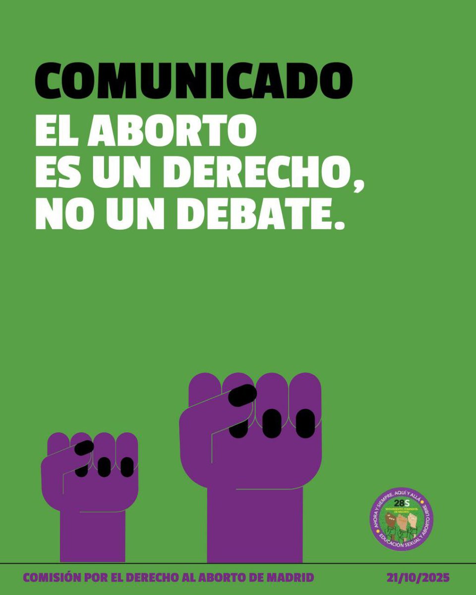 El aborto no es un debate: es un derecho fundamental de las mujeres y disidencias, tal y como reconoció el Tribunal Constitucional, pese a la oposición de la derecha española. Sin embargo, sigue sin ser un derecho efectivo para todas y todes, convertido en un camino de obstáculos
