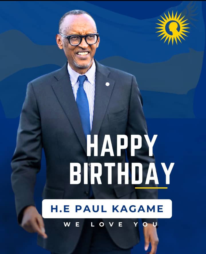 mutekanorwanda's tweet photo. Happy birthday 🎉 our President H.E @PaulKagame  you are good example of servant leader.
Tuguhorane🙏🙏🙏🙏Mubyeyi. https://t.co/4oZ0hvMznp