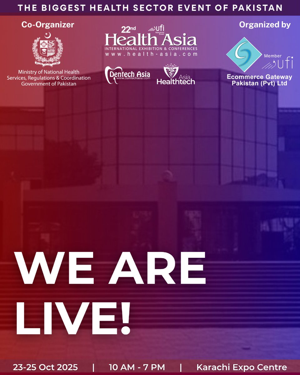healthasiapk's tweet image. 𝐈𝐓&apos;𝐒 𝐇𝐀𝐏𝐏𝐄𝐍𝐈𝐍𝐆 𝐍𝐎𝐖!
The moment we&apos;ve all been waiting for is HERE - Health Asia 2025 is officially 𝐋𝐈𝐕𝐄!

✅ 900+ groundbreaking exhibitors
✅ 50,000+ medical innovators=
✅ 45+ countries connecting
✅ Live tech demonstrations
✅ Exclusive product launches