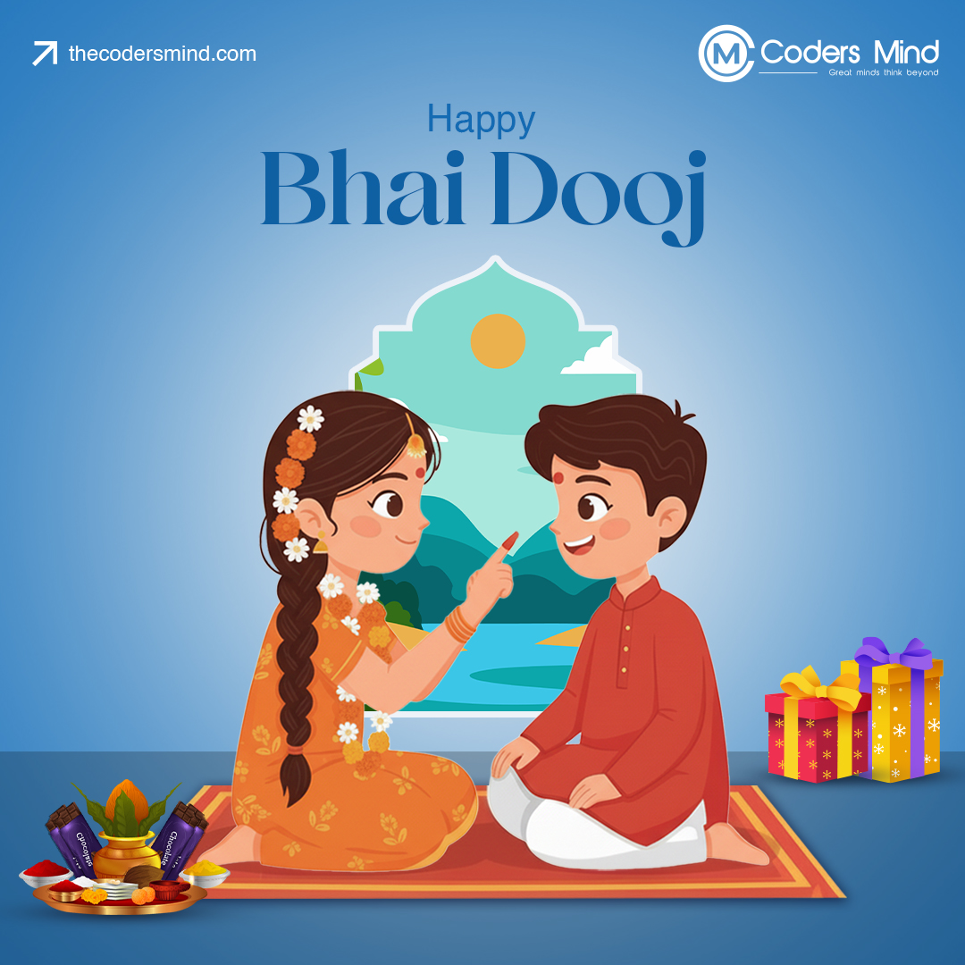 codersmind's tweet image. This Bhai Dooj, let’s celebrate the bond that goes beyond code — built on trust, teamwork, and countless problem-solving sessions!
Here’s to the brothers and sisters who’ve got each other’s back — in life and in logic.
#BhaiDooj #CodersMind