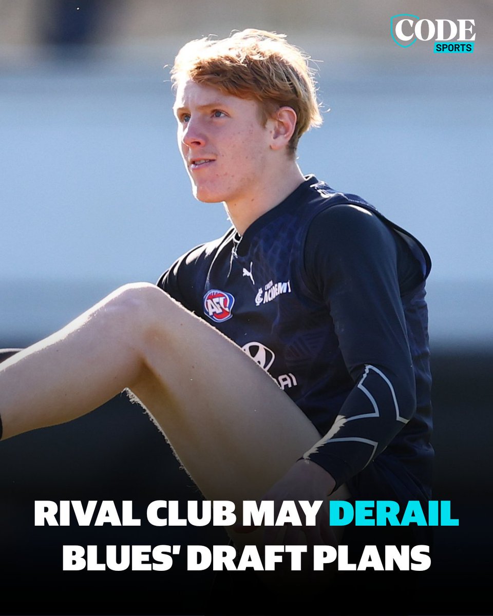 codeaflau's tweet image. A rival weighing up shock a draft play for Harry Dean?
He could be the best key defender in this year’s draft class, but the Blues are prepared for a fight to get their hands on the father-son prospect.
DETAILS ▶️ bit.ly/4qnlJSZ