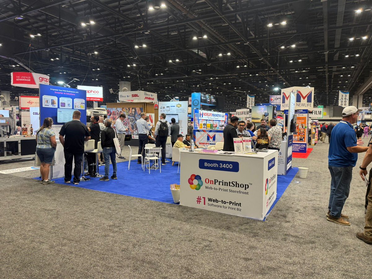 onprintshop's tweet image. What an incredible first day at @PRINTINGUnited Expo 2025! 🎉

The energy, the ideas, and the innovation — everything about yesterday has been inspiring.

And the best part? Meeting passionate print pros from every corner of the world! 🌍

#PrintingUnitedExpo #WebToPrint