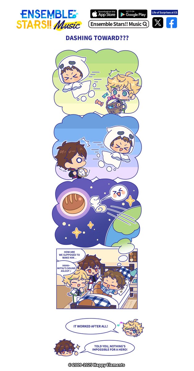 ⭐️Life of Surprises at ES⭐

DASHING TOWARD???

🎁Repost &amp;❤️
5 Producers: 200 Diamonds

#EnsembleStarsMusic