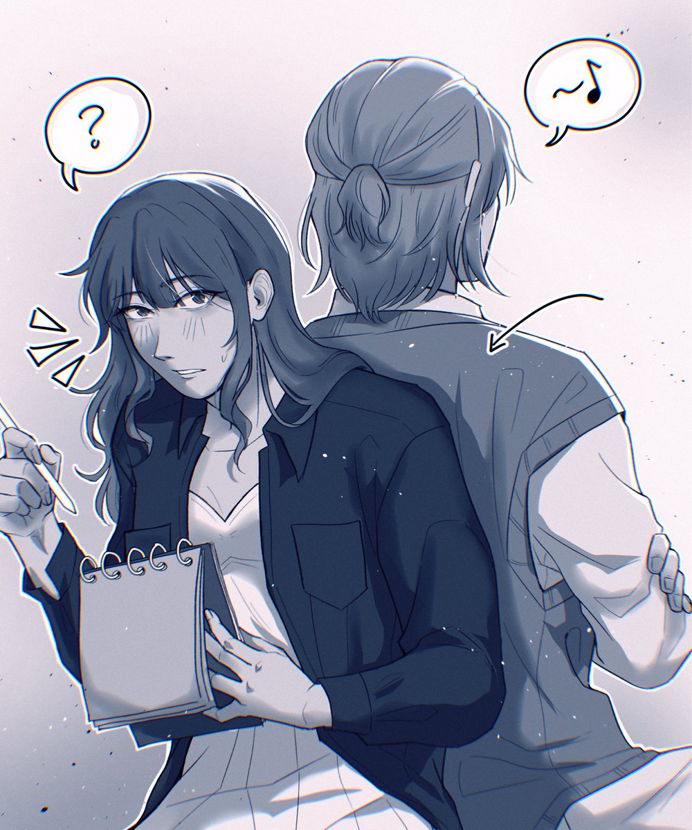 akichille's tweet photo. [ yume 🍴🍜 ] 
Affection can also come in accompanying your partner in comfortable silence, they said https://t.co/FLXvPgSval
