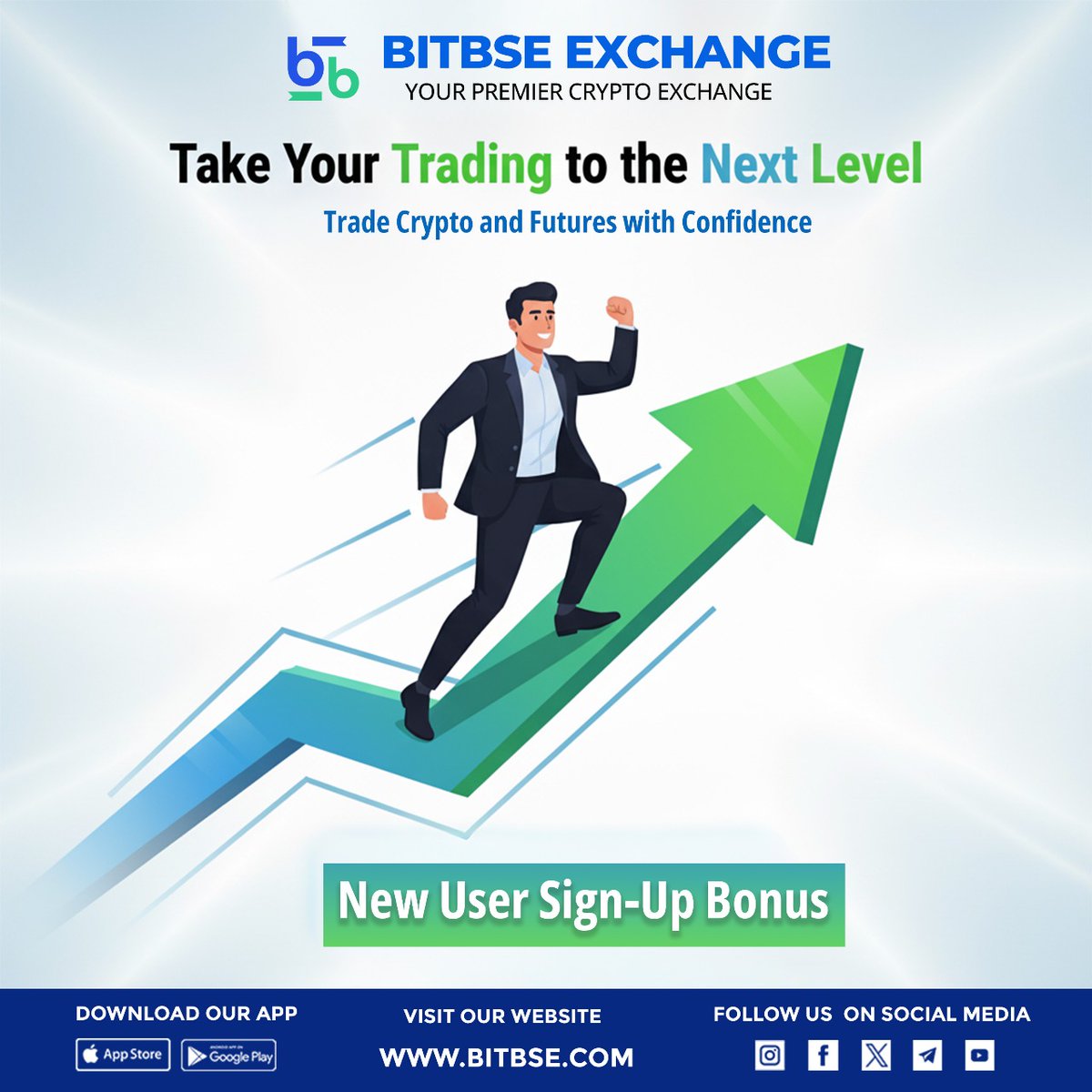 bitbse's tweet image. 🚀 Take your trading game higher with Bitbse Exchange!
Trade crypto &amp;amp; futures with full confidence and earn exciting sign-up bonuses. 💰📈
.
#BitbseExchange #CryptoTrading #TradeWithConfidence 
.
Disclaimer: Nothing on this page is financial advice, please do your own research!