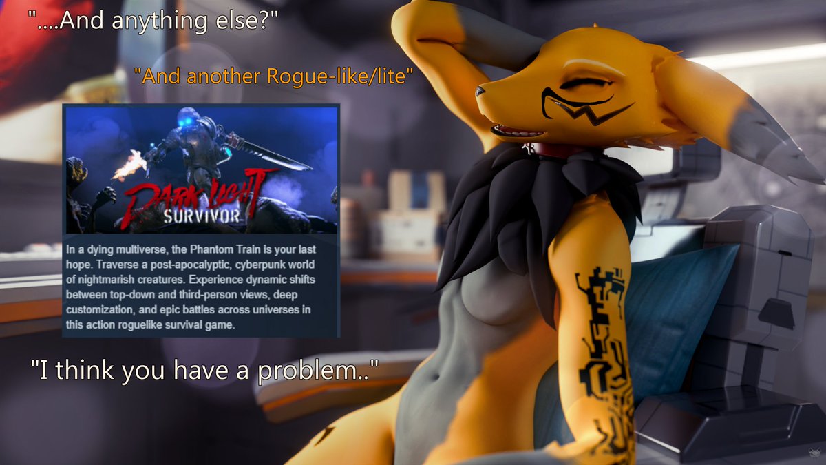 Take a guess at my favorite video game genre. You'll never guess :3 .