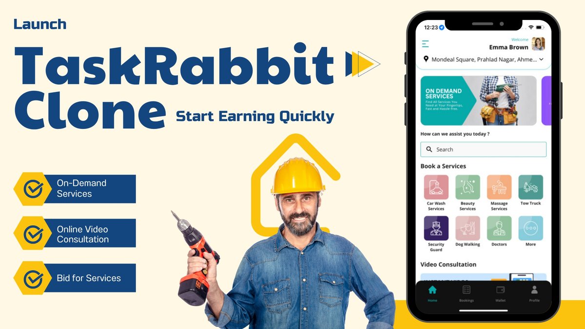 ondemandscript's tweet image. Build a Money-Making TaskRabbit Clone App: Complete Guide
blog.ondemandclone.com/taskrabbit-clo…
#taskrabbitclone #taskrabbitcloneapp #handymanapp #ondemandserviceplatforms #app #apps #appclone #appdevelopment