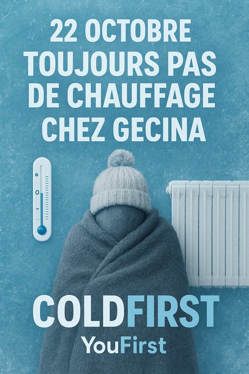 <a href="/Locataires_G/">Union des Locataires de Gecina</a> chez <a href="/Gecina/">Gecina</a> on innove: le spa nordique version appartement ❄️❄️ 
Toujours pas de chauffage au 199 saint Charles le 23/10 🤔🤔
La qualité YouFirst version ColdFirst 🥶
#gecina#logement#locataires#chauffage#23octobre