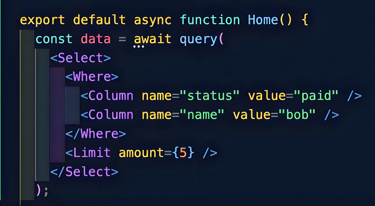 lingodotdev's tweet image. What prevents you from writing SQL like this 😂