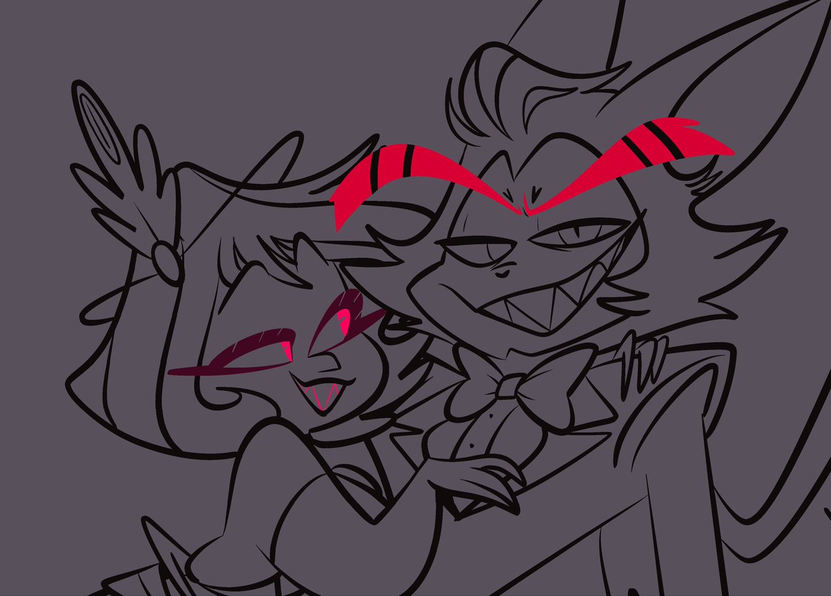 crackerzaf's tweet photo. Bruh it’s been since march since I drew #FlapperCat #HazbinHotelFanart #HazbinHotel https://t.co/XcXvcsVXwA