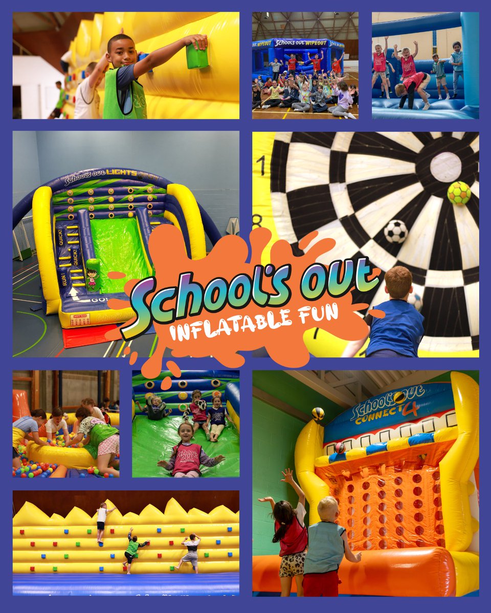 schoolsout_uk's tweet image. 🎈 OUR INFLATABLE FLEET IS COMING! 🎈

Get ready for 21+ premium inflatables at camp this October Half Term! 😍

Book your child’s spot today for unbeatable fun 👉 schoolsoutactivities.co.uk

#InflatableFun #OctoberHalfTerm #schoolsout