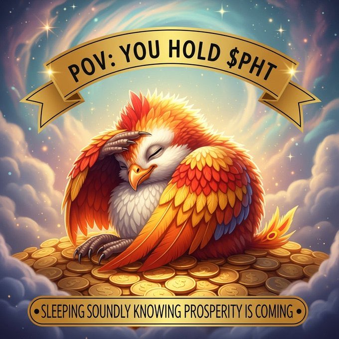 OJILA0522's tweet photo. Do you know why $PHT Holders Sleep Peacefully While Others Panic ?🤔
Because they know with $PHT prosperity is inevitable. 🐦💰
The market may shake,but the $PHT holders doesn’t flinch.
CA:0x885c99a787BE6b41cbf964174C771A9f7ec48e04
$PHT #PhoenixToken0 #Immortals https://t.co/W1rcUEHcHX