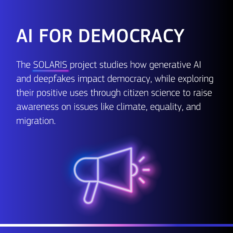 REA_research's tweet photo. Good AI needs science - and science thrives on good AI. 

Over 1,200 EU-funded projects have received €1.7 billion through #HorizonEU and Horizon 2020, advancing and using AI in health, environment or democracy research, among other areas.