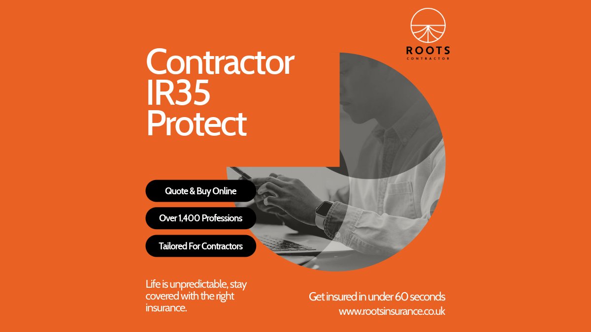 RootsContractor's tweet image. £100,000 representation cover and the option to add on an additional £100,000 of IR35 liabilities cover (covering the whole supply chain) make our IR35 Contractor Protect policy the creme de la creme.

Quote &amp;amp; buy online &amp;amp; get instant documentation 📲 📄  zurl.co/RGyUk