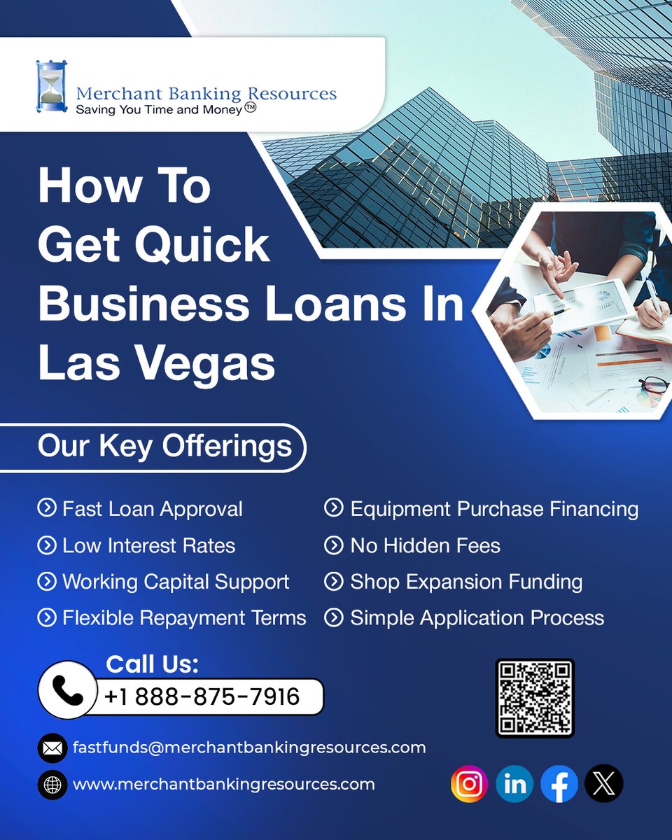 OnlineLender's tweet photo. Need quick business loans in Las Vegas? Get fast approval, low rates, flexible terms, and funding for expansion or equipment!
💠 APPLY NOW ➡️ https://t.co/SNvoabVfc0
#BusinessLoans #LasVegas #QuickFunding #FederalGovernmentFundingBill #USA https://t.co/hm8yc4qwXD