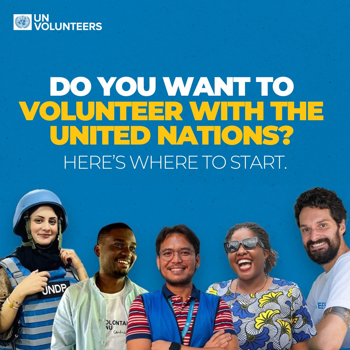 UNV East and Southern Africa (@unv_esaro) on Twitter photo UN Volunteers help create a better world by turning ideals into action through the <a href="/UN/">United Nations</a>.
Learn more and join here >app.unv.org UN Volunteers help create a better world by turning ideals into action through the <a href="/UN/">United Nations</a>.
Learn more and join here >app.unv.org