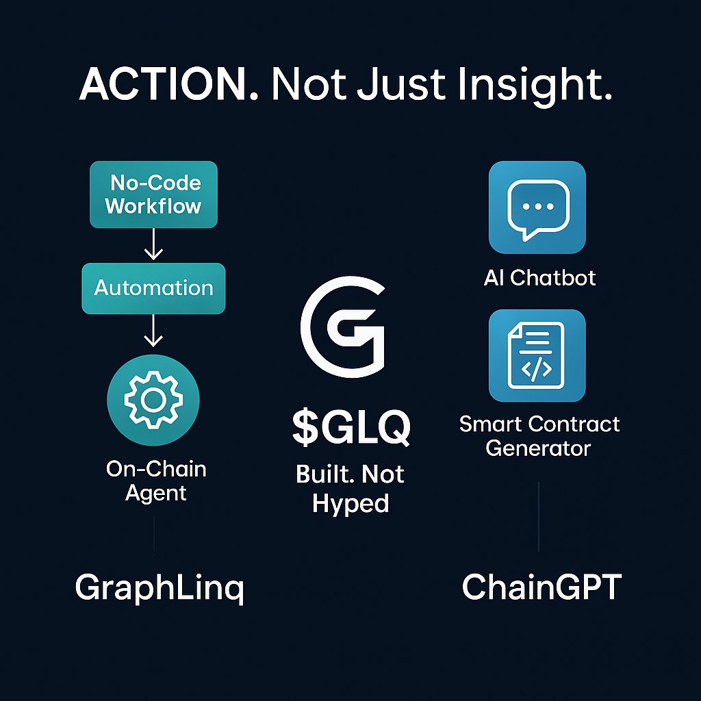 Petertje_w's tweet image. Agents don’t wait for scripts. They execute. ⚙️
When automation meets blockchain, you get more than insight —
you get action.
• With GraphLinq, you build no-code workflows that live on-chain, not just in a sandbox.
• With ChainGPT? Great AI-tools. But still many manual steps.…