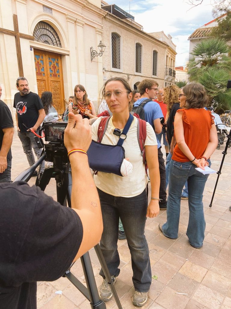 AlertaSolidaria's tweet image. 💥 Contra la violència policial!
🎙️ Desmentim amb testimonis la versió oficial que minimitza la dura repressió patida en la mobilització per Palestina del 15O 🇵🇸

💥 Imatges de la roda de premsa d&apos;ahir, en València. Vídeo feta per @diarilaveucat

x.com/diarilaveucat/…