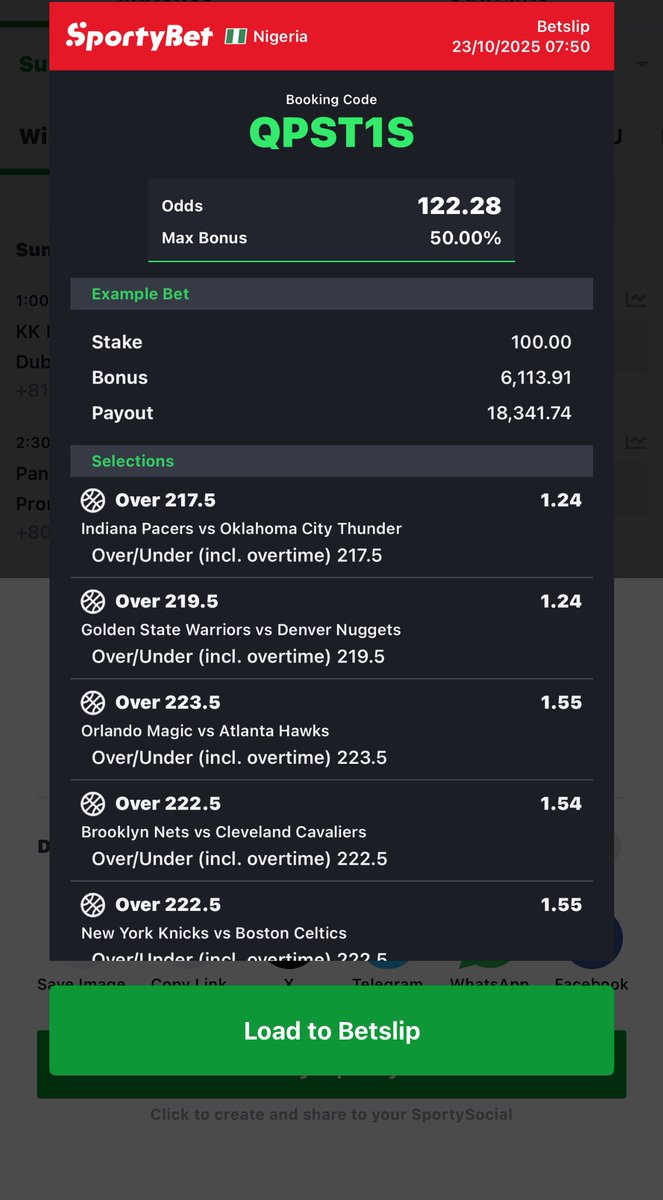 FreshBossTips's tweet photo. 413 ODDS 🏀 TUW1L2 🏀

122 ODDS 🏀 QPST1S 🏀 

NBA OR NOTHING 🥵🔞 https://t.co/9VeWMccF3y