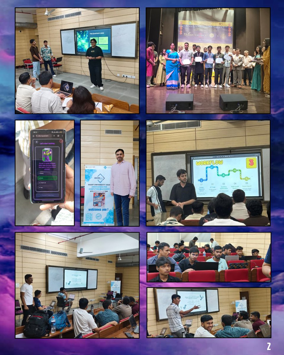 usaracm's tweet image. ⚔️ Animeverse — Where Tech Met Anime at Elysian 2025! 💻🎌

Hosted at @USAR_GGSIPU, this 2-day fusion of AR quests and anime-inspired hackathon turned imagination into innovation! 🌸⚙️

🔥 Creativity. Code. Culture.
🏆 Congrats to our winning teams!