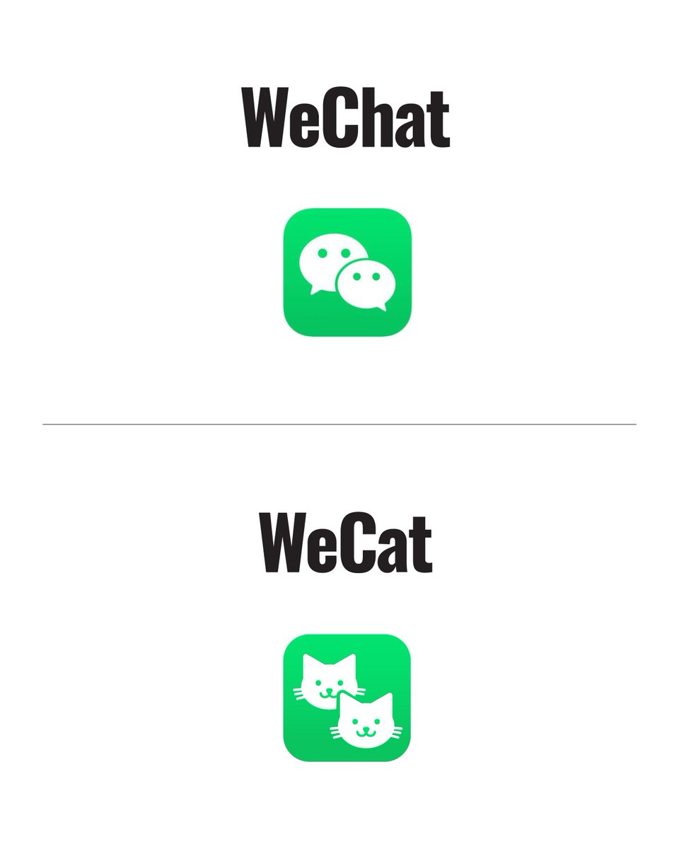 Weixin_WeChat's tweet image. Hmm… just in case you misspell our name, it might mean something very different.
#Weixin #WeChat #HappyChatting #SocialMeme