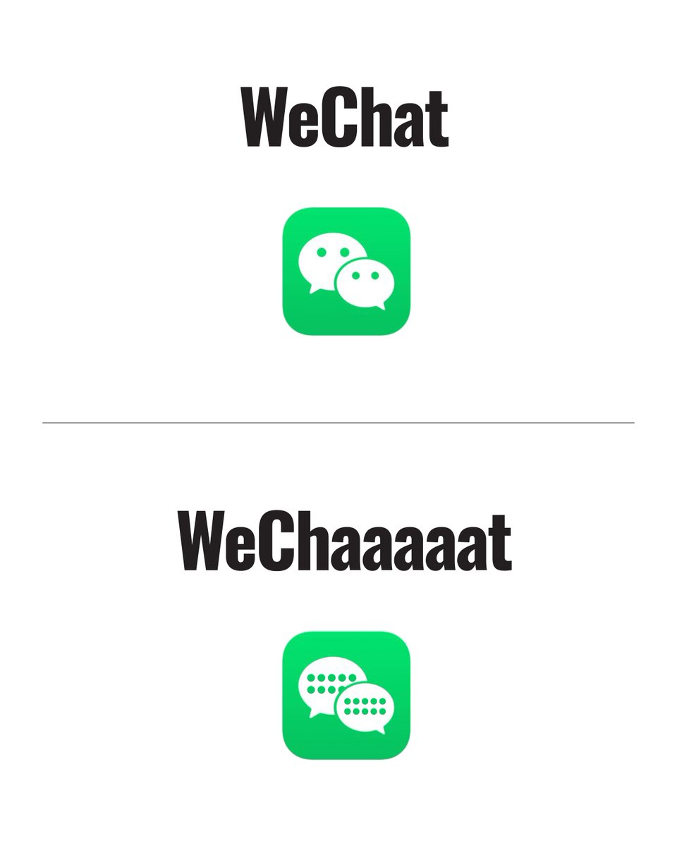 Weixin_WeChat's tweet image. Hmm… just in case you misspell our name, it might mean something very different.
#Weixin #WeChat #HappyChatting #SocialMeme