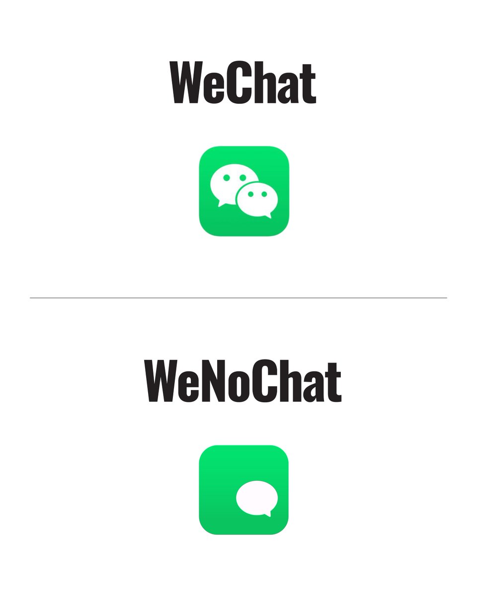 Weixin_WeChat's tweet image. Hmm… just in case you misspell our name, it might mean something very different.
#Weixin #WeChat #HappyChatting #SocialMeme