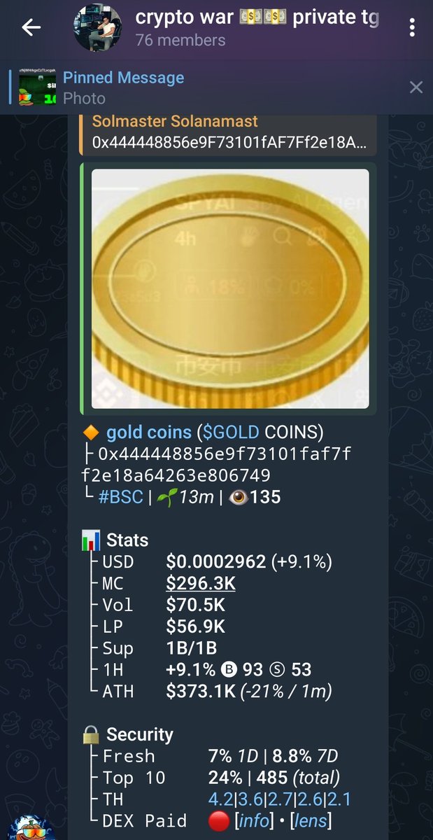 cryptoCook005's tweet image. CA&amp;gt;&amp;gt;&amp;gt;
0x444448856e9f73101faf7ff2e18a64263e806749