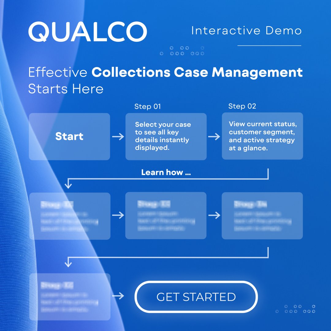 qualco_sa's tweet image. What if all your collection case data appeared in one centralised #dashboard? This #InteractiveDemo walks you through how #CRQ makes this possible. Ready to manage #collections with clarity? Try the demo 👉 bit.ly/4hos6Bu
#QUALCO #QCR #DebtManagementSoftware