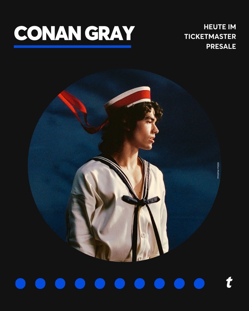 Im Mai 2026 bringt Conan Gray seine Wishbone World Tour nach Deutschland!

Tickets findet ihr ab jetzt im Ticketmaster Presale: bit.ly/470p3fb
