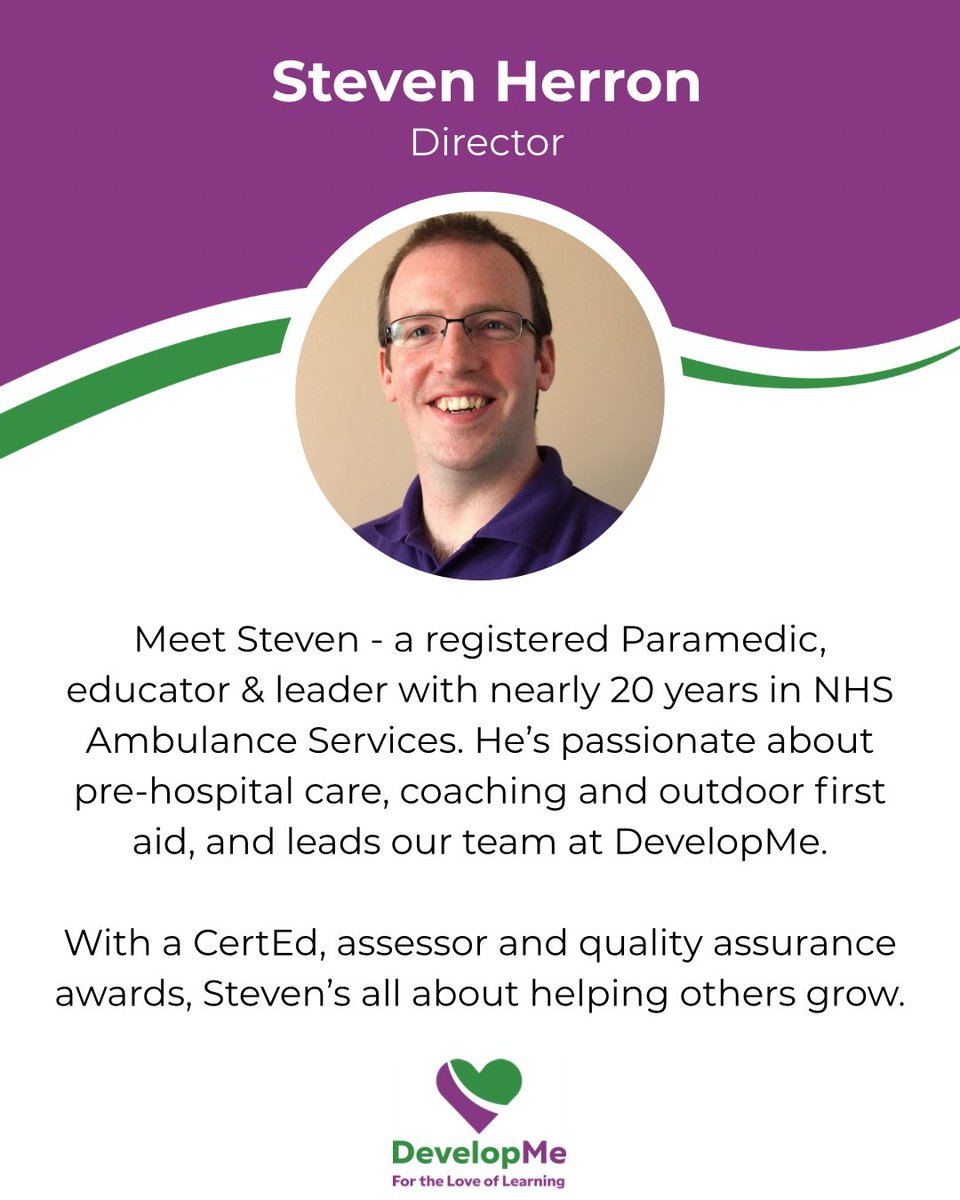 developmeltd's tweet image. 👋 Meet the people behind DevelopMe!
Dedicated, passionate, and here to help you build lifesaving confidence. 💜
#MeetTheTeam #DevelopMe #FirstAidTraining
