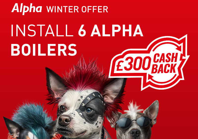phpi's tweet image. Alpha launches seasonal rewards for installers
Installers who install and register six qualifying Alpha boilers between 1st October and 31st December will earn £300 cashback.
Find out more at phpionline.co.uk/news/alpha-lau…