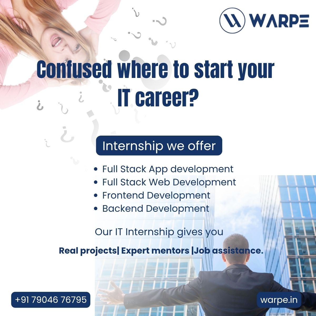 warpe_IN's tweet photo. 🌟𝐄𝐯𝐞𝐫𝐲 𝐄𝐱𝐩𝐞𝐫𝐭 𝐖𝐚𝐬 𝐎𝐧𝐜𝐞 𝐚𝐧 𝐈𝐧𝐭𝐞𝐫𝐧!

👉 Join our Internship Programs at WARPE and gain hands-on experience in a dynamic environment!

Apply now and take the first step towards your future!

 #2026Graduates # #Internship2025 #Freshers2026 #JobHunt #WARPE https://t.co/TCI1pv8WTw
