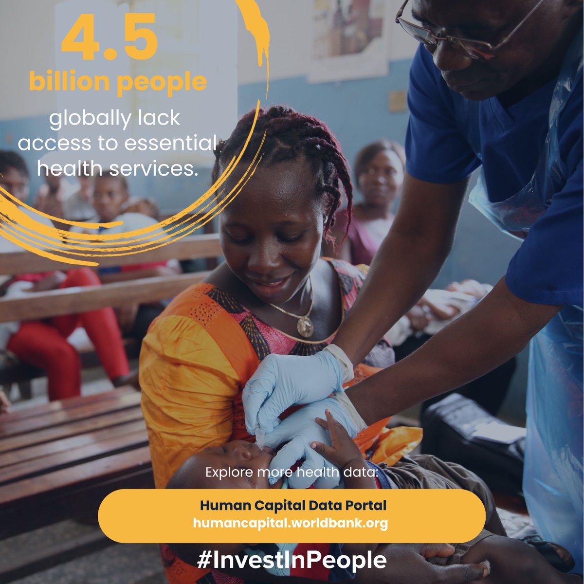 WBG_Health's tweet image. Explore 70+ health indicators in the new #HumanCapital Data Portal. #InvestInPeople

From maternal health to chronic diseases, uncover trends to inform impactful policies. Start here: wrld.bg/2AQN50XgFCe