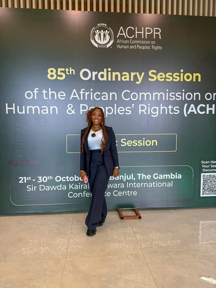afyanahakiug's tweet photo. Today, at the 85th Ordinary Session of the @achpr_cadhp, Dr. @jessica_oga will present on our behalf, delivering an urgent call to dismantle colonial-era laws that criminalise reproductive autonomy across Africa.

We will highlight the Kampala Charter on Decriminalising Sexual and Reproductive Health and Rights, adopted at the 3rd Reproductive Justice Litigation Baraza, as a reflection of Africa’s collective demand for coherence, accountability, and liberation from colonial and neo-colonial control.

We will emphasize that preventable maternal deaths and colonial laws policing African bodies are not African values; true African values lie in ubuntu, care, dignity, and justice.

We will urge the Commission and Member States to address criminal abortion laws, strengthen state reporting, and take decisive action under existing frameworks to realise the Maputo Protocol’s promise for Africa’s women and girls.

Read the full statement: https://t.co/dBIZk4ay4k
#ACHPR85thSession | #ACHPR85OS