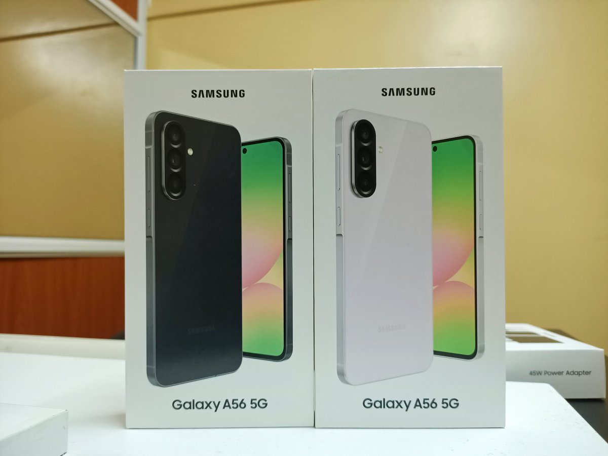 phabletskenya's tweet photo. Galaxy A56 256/8GB @ Ksh.46,999.
Samsung 45W Power Adapter with USB C Cable @ Ksh.5,5000.
Without cable @ Ksh.4,500.
Call 0715406099 to order. https://t.co/lIVq8pMv2m