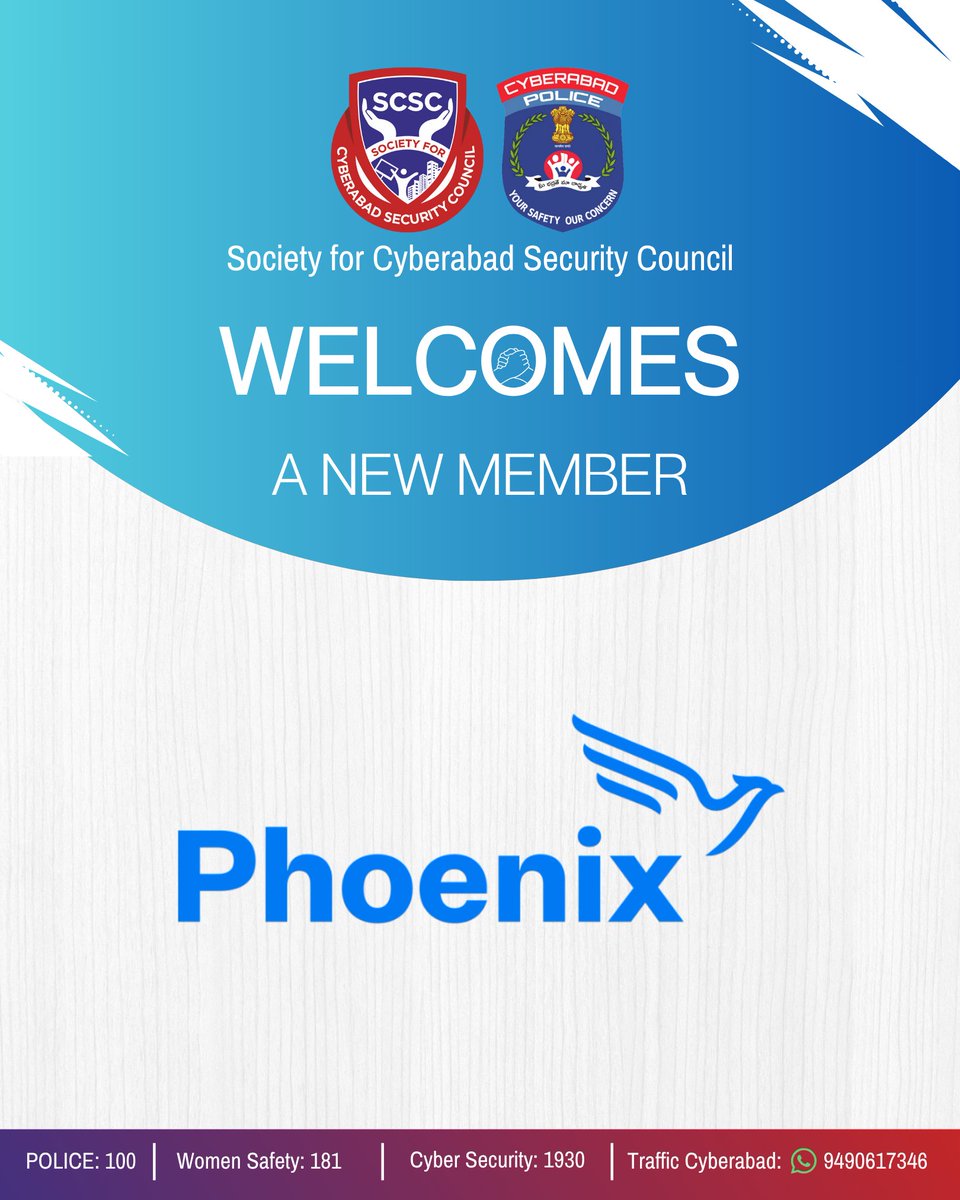 SCSC_Cyberabad's tweet image. 🔥 SCSC welcomes Phoenix Group to our community!

A strong partner in building safe, people-first workplaces.
Together, we move toward safer and stronger communities. 🏗️

#SCSC #PhoenixGroup #WorkplaceSafety #CommunityFirst