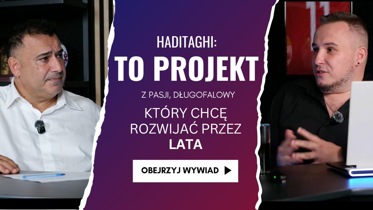 Daniel Trzepacz (@d_trzepacz) on Twitter photo Jak potrafiłem, tak zrobiłem. Mam nadzieję, że wyciągniecie z tej rozmowy trochę ciekawych rzeczy.
Dziękuję <a href="/CanDisenchanted/">Alex Haditaghi</a> za poświęcony czas i otwartość w rozmowie 🤝
Łapcie do kawki:
pogonsportnet.pl/wideo/haditagh… Jak potrafiłem, tak zrobiłem. Mam nadzieję, że wyciągniecie z tej rozmowy trochę ciekawych rzeczy.
Dziękuję <a href="/CanDisenchanted/">Alex Haditaghi</a> za poświęcony czas i otwartość w rozmowie 🤝
Łapcie do kawki:
pogonsportnet.pl/wideo/haditagh…