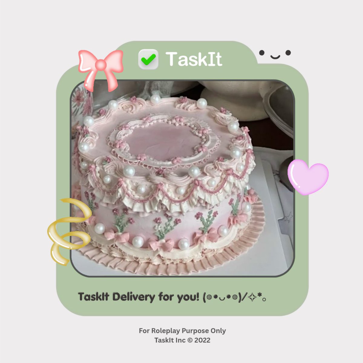 thpinking's tweet image. ㅤ
ㅤㅤ𓂃 TASK IT DELIVERY ﹏ ᐢ..ᐢ

To : @adorablezaraa
💌: Selamat ulang tahun. Semoga segala harapanmu dapat terwujud di tahun ini. Tetaplah bersinar bagaikan rembulan yang selalu menerangi sekitar.
✒️: Orang Ganteng
ㅤ