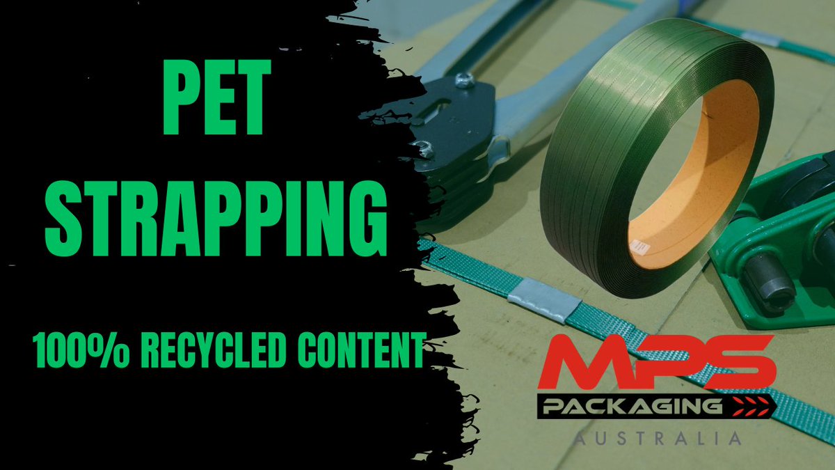 MPSPackaging's tweet image. We have launched our new PET strapping with 100% recycled content. Read more mpspack.com.au/blogs/blog/rec…