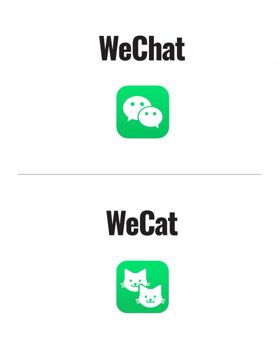SuperL9's tweet image. 我不明白这么meme的 $WeCat 竟然1M都上不去,浇这么快
我出门了,爱咋咋,我不看了,看有没有大佬拾起来,我挂了个单能出就出了,出不了无所谓了
这个写错的WeCat可以多种理解
1.最直接:从“Chat”变“Cat”的幽默误差,每个人都在群里发 alpha、转发 chart、互相 @ 一下,…