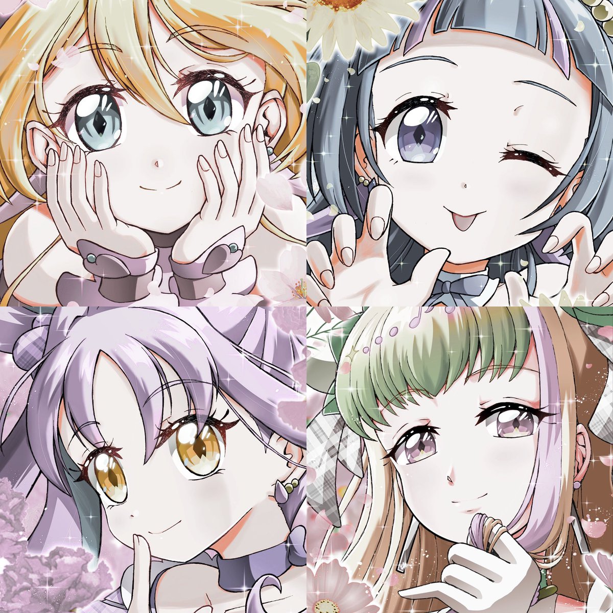 咲き誇れ、アイドルプリキュア🌸
キッスは12月に…！
#precure #キミプリ