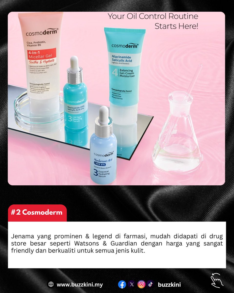 BuzzKini's tweet image. Siapa cakap perlu berbelanja besar untuk kelihatan cantik? Untuk industri skincare dan makeup kan kita ada lokal produk yang harganya mesra poket tapi terbukti keberkesanannya! 🤩

@thepastelsshop
@cosmoderm
@clefbeautyofficial
@skinmade.official
@zarzoubeautyhq
@dherbsholdingshq…