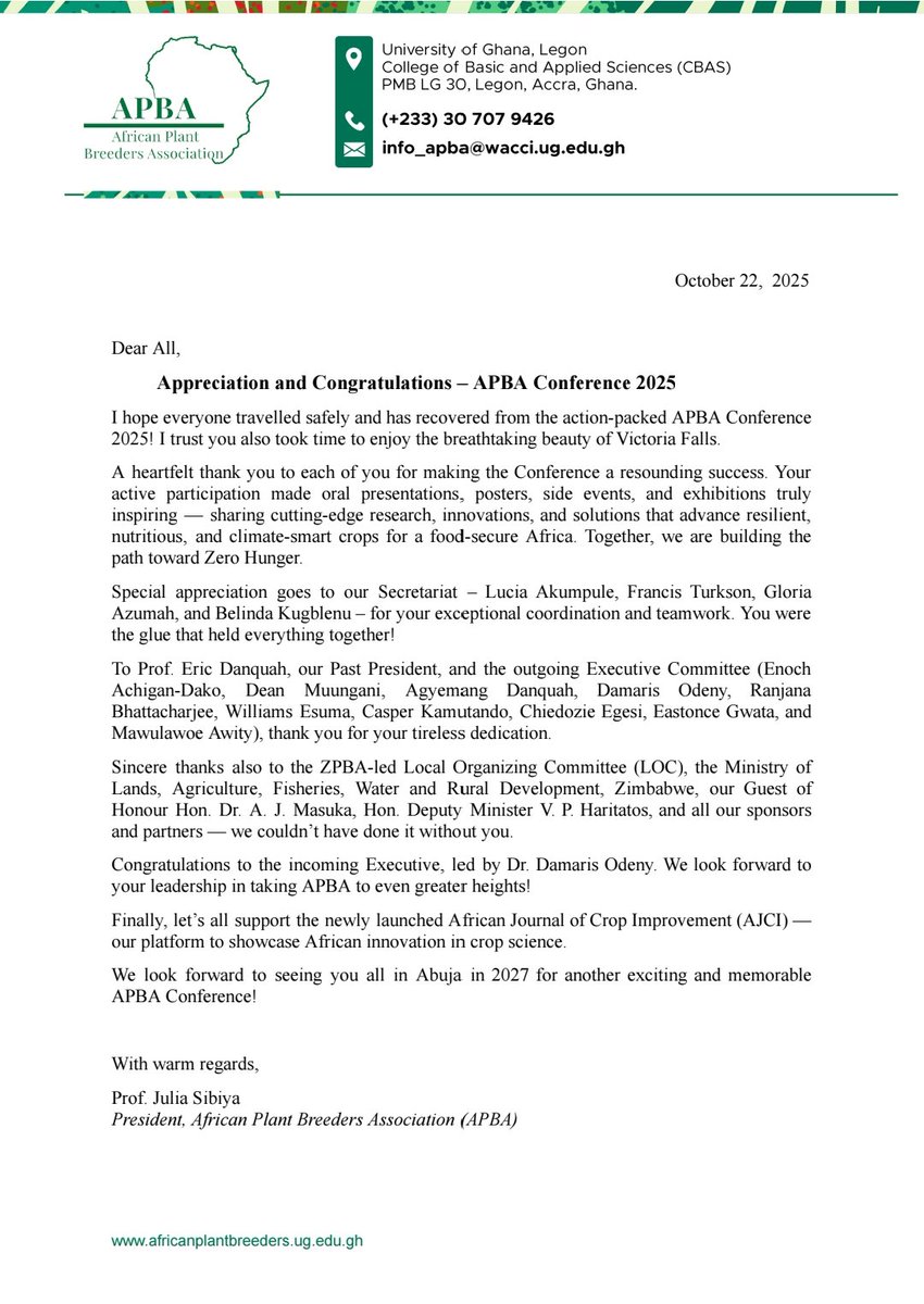 African Plant Breeders Association - APBA tweet media